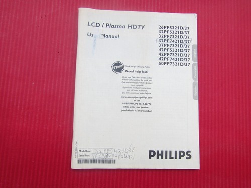 Manuale uso philips - manuale, d'uso